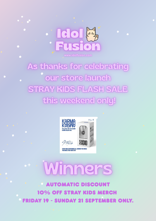 ✨ Stray Kids Giveaway Winners Announced + SKZOO Merch Flash Sale! ✨