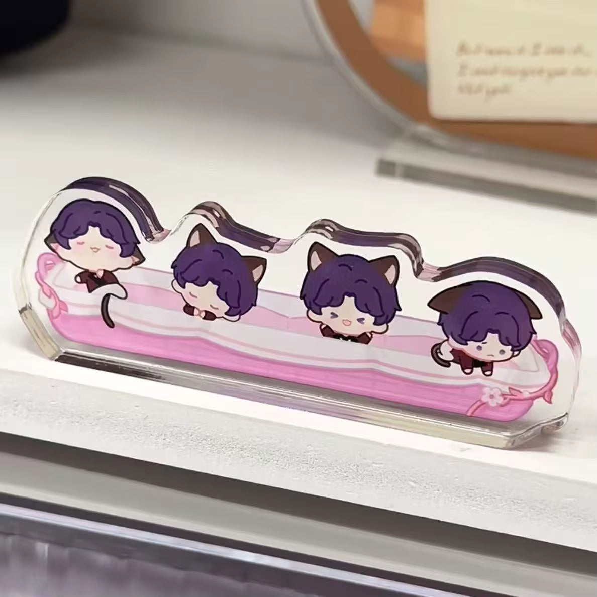 Love and Deepspace Rafayel cat-themed acrylic standee, 5cm design.