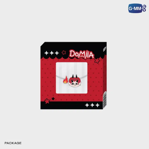 DOMIIA charm necklace official GMMTV merchandise packaging box jewellery gift presentation