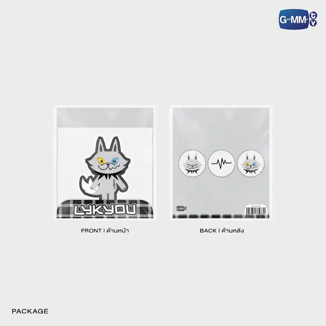 LYKN LYKYOU Character Foldable Bag packaging official T Pop merchandise foldable reusable shopping bag