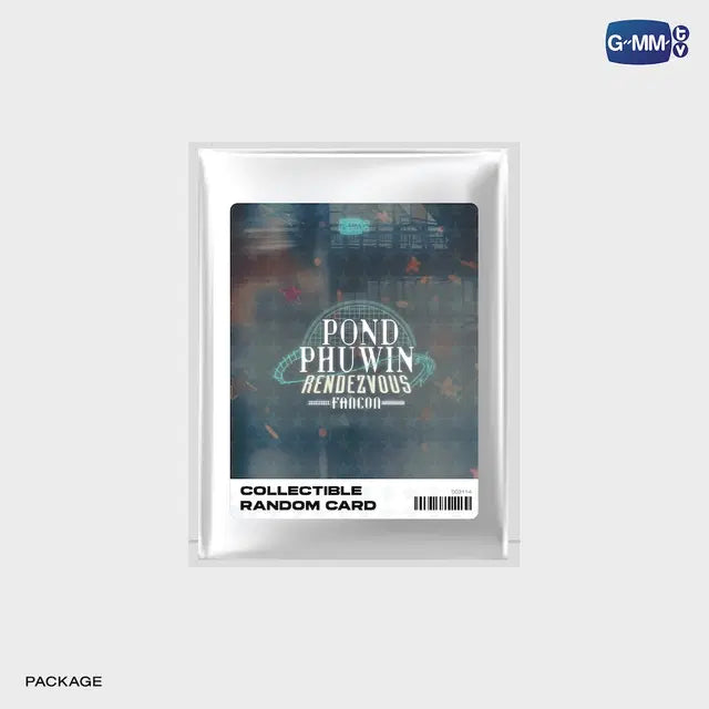 POND PHUWIN RENDEZVOUS FANCON collectible random card packaging official GMMTV merchandise blind pack photocard collection
