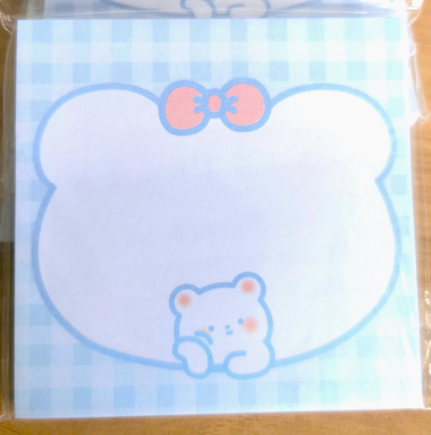 Cute Sticky Notes 3x3 memo pad with strong self-adhesive, colourful and fun stationery for office, school, home, or gifting.