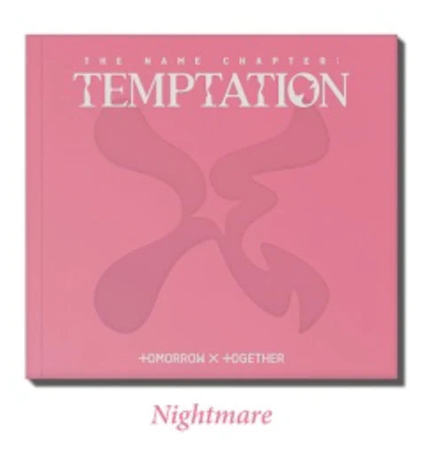 TXT The Name Chapter Temptation Nightmare version album cover.