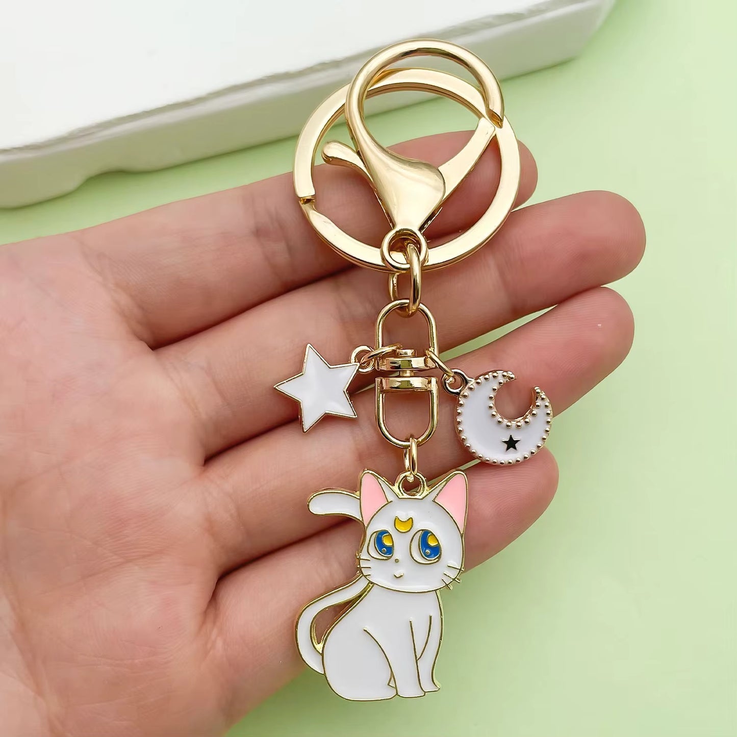 Close-up of the Artemis keychain.