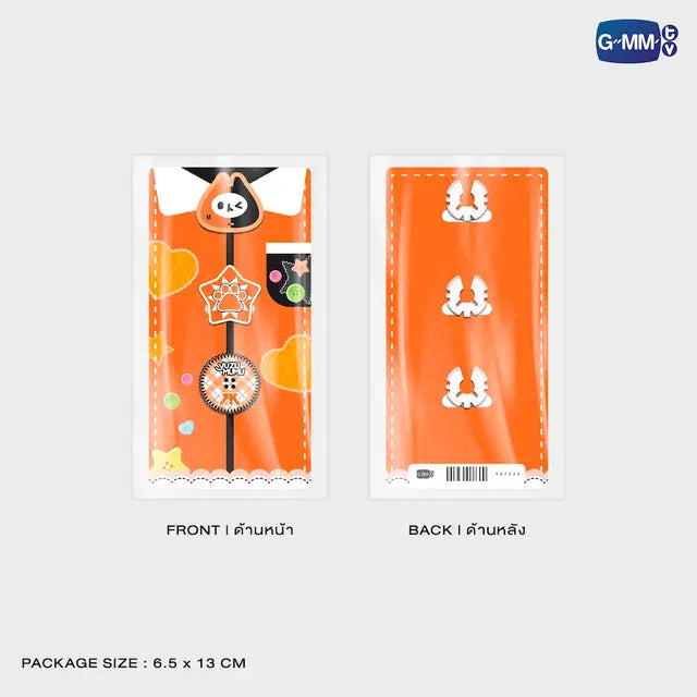 Yuzu Mumu button cover set packaging front and back official GMMTV merchandise collectible accessory
