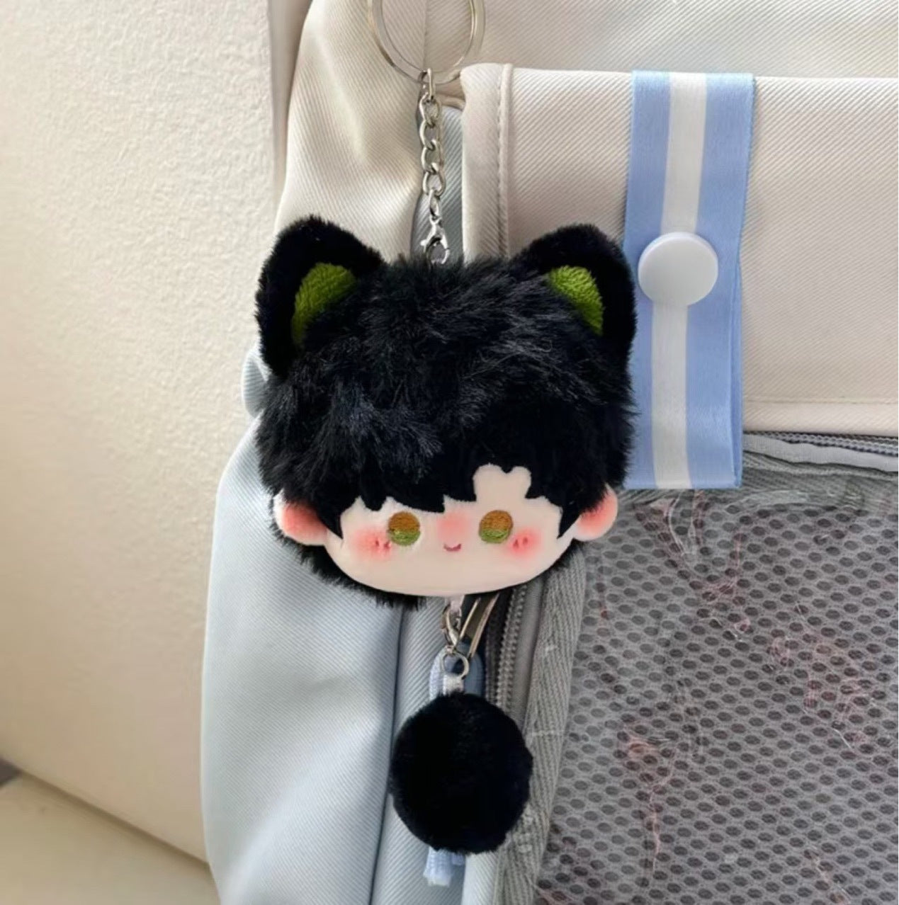 Zayne Love and Deepspace inspired cute plush bag pendant mini cotton keychain fan collectible Zayne character design preview
