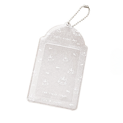 3 inch glitter card sleeve close up glitter finish UV varnish coating transparent PVC photocard holder decorative star and heart sparkle design detail