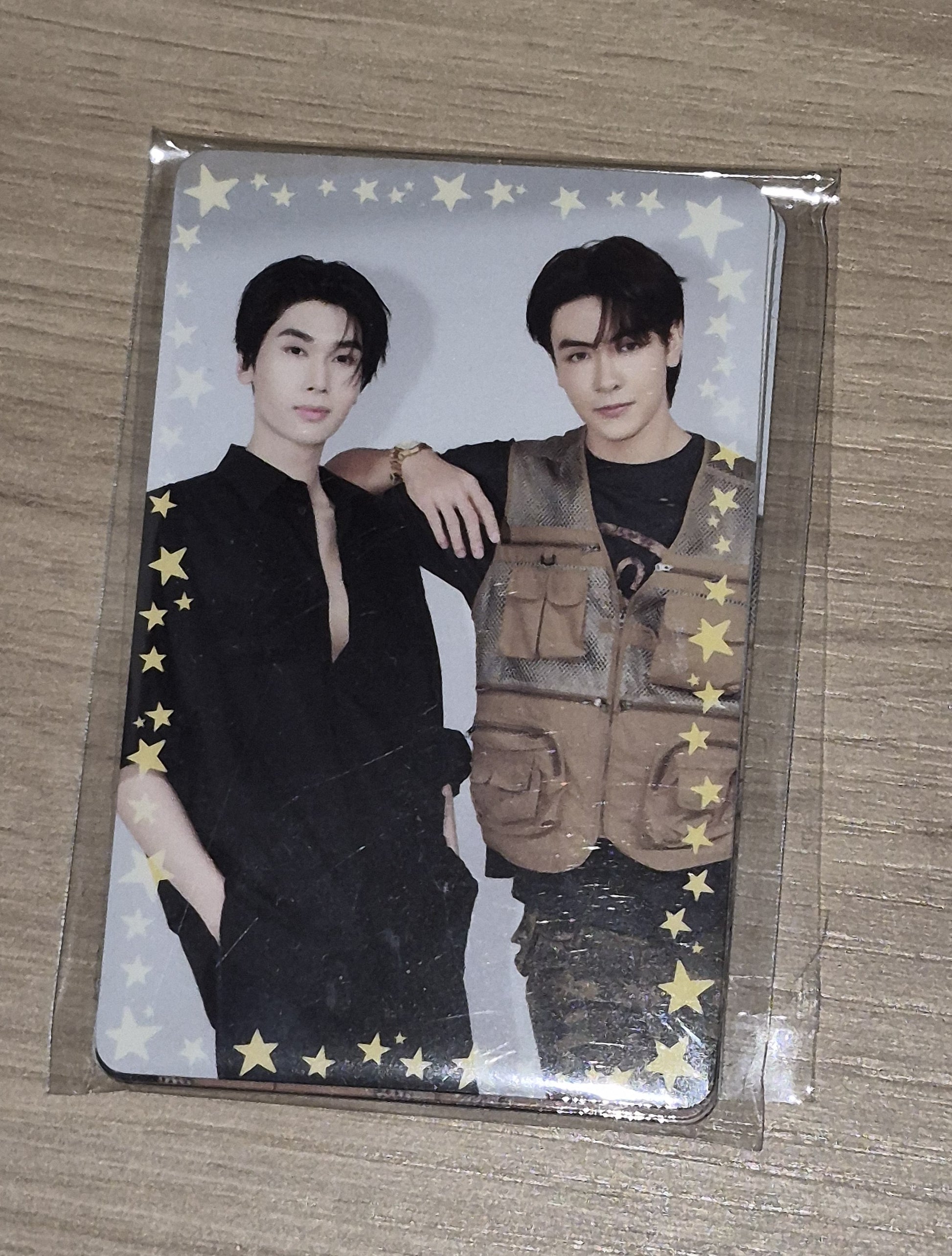 JoongDunk mystery box special photocard set official GMMTV merchandise collectible photocards JoongDunk exclusive design preview GMMTV Mystery Box 2025 - front of cards shown.