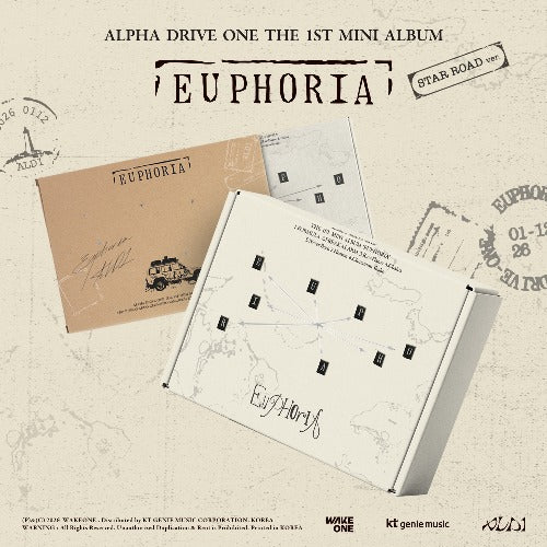 ALPHA DRIVE ONE EUPHORIA STAR ROAD Ver official Kpop album package preview first mini album collectible release