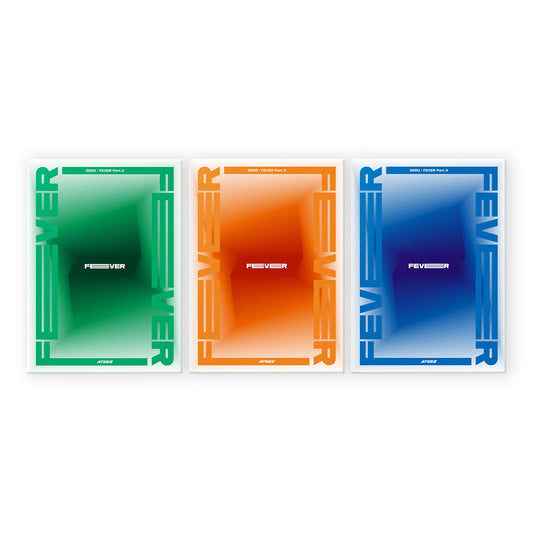 ATEEZ ZERO FEVER Part 3 album A Ver Diary Ver and Z Ver front cover preview official Kpop album collection