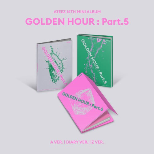 ATEEZ Golden Hour Part 5 album all versions preview A Diary Z covers official Kpop album