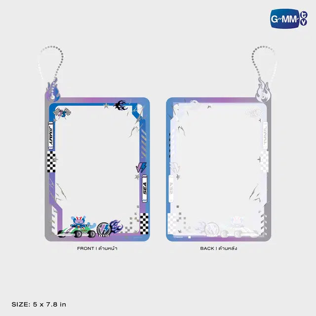 Avocean postcard holder front and back view with size details official GMMTV collectible accessory