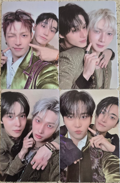 ATEEZ GOLDEN HOUR Part 5 Digipack Unit Ver KQShop exclusive selfie unit photocards all four unit versions official POB photocard set preview