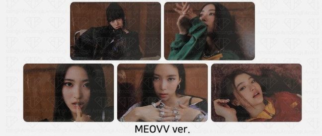 MEOVV – MY EYES OPEN VVIDE (WITHMUU) Photocard | Official K Pop Photocard