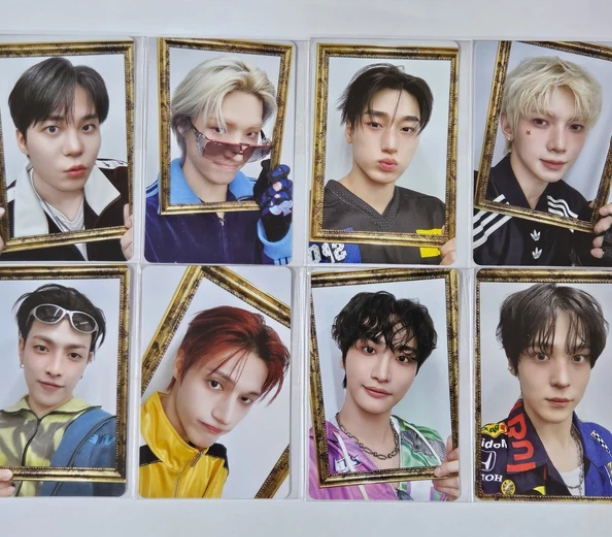 ATEEZ ANITEEZ IN COLOR Pop Up MD POB Frame Ver photocards all 8 member versions preview official Kpop photocard collection