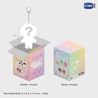 BLUSH BLOSSOM FAN FEST 2026 Midnight Bloom random doll keychain box with size details official GMMTV blind box collectible