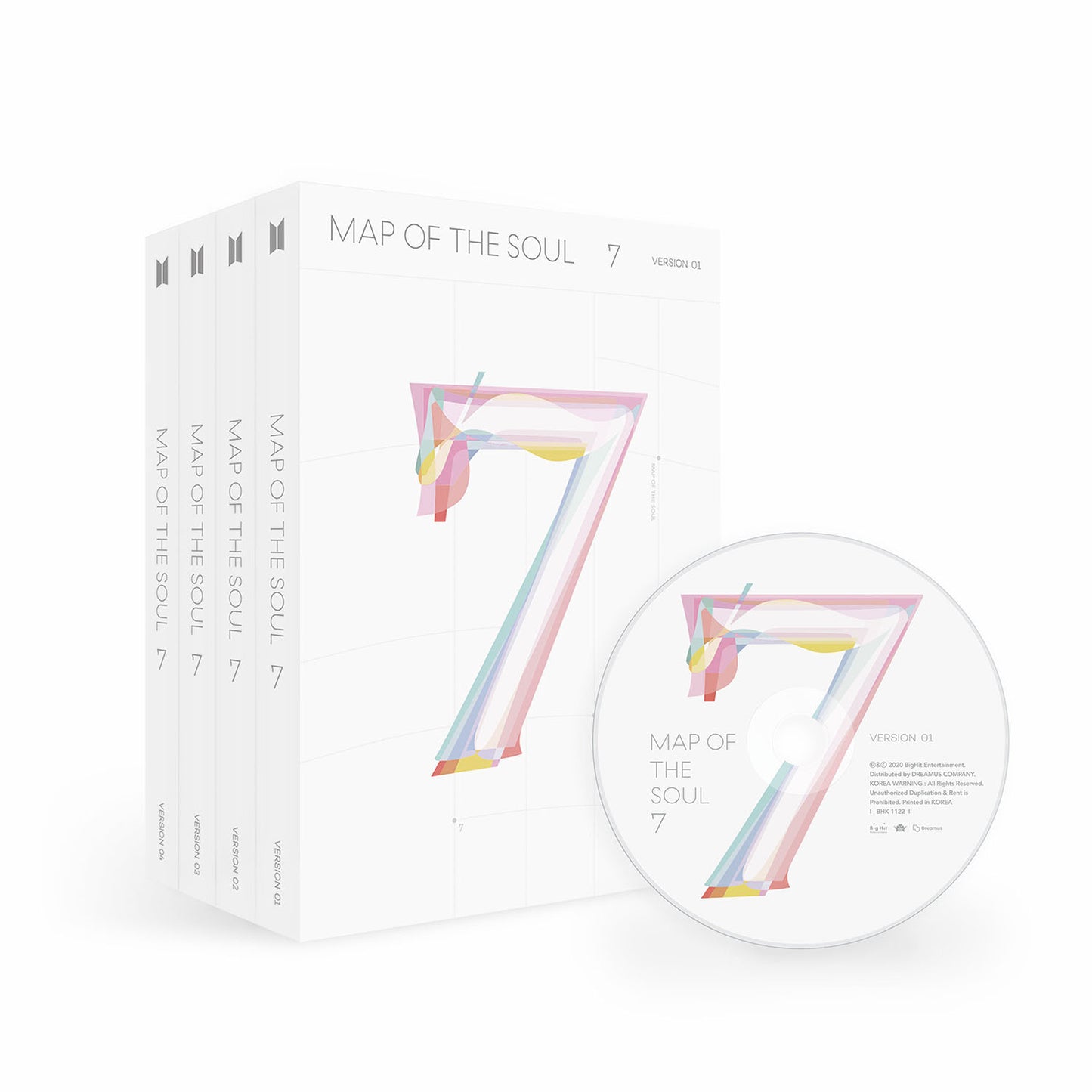 BTS MAP OF THE SOUL: 7 4th Album sealed K-pop CD random cover version