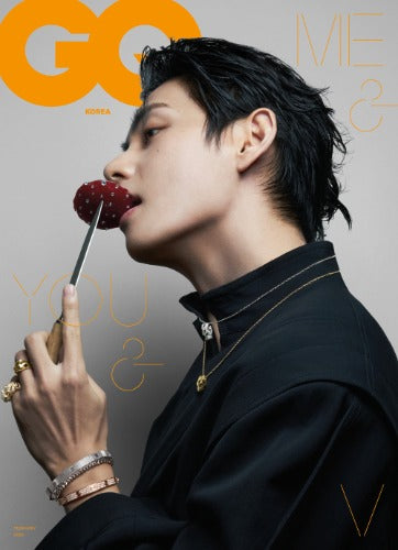 BTS V GQ Magazine February 2026 cover official preorder K-pop magazine. Cover D.