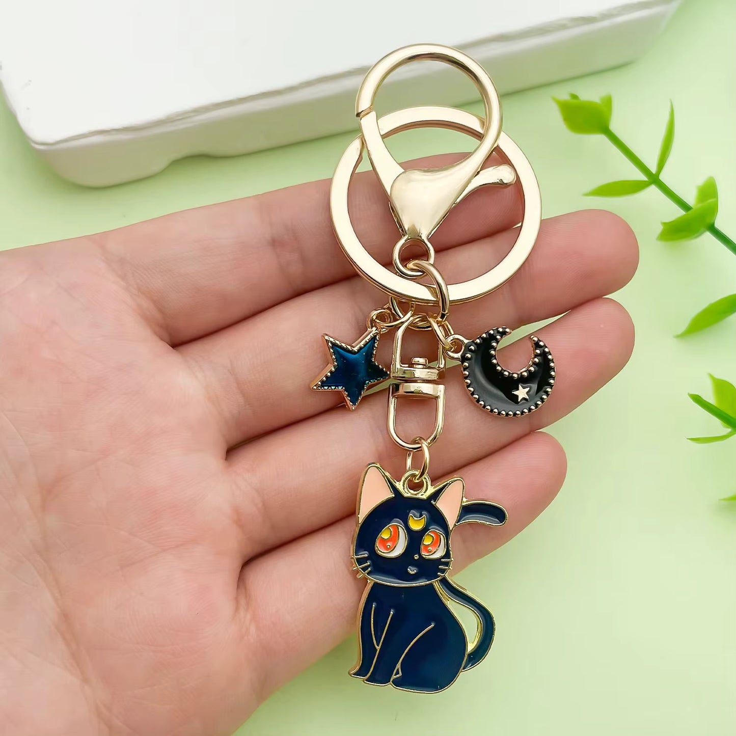 Close-up of the Luna keychain.