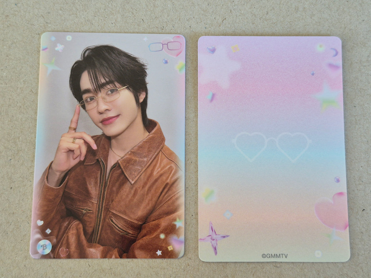 Boom BOYS ALL EYES HERE collectible photocard front and back official GMMTV AouBoom merchandise