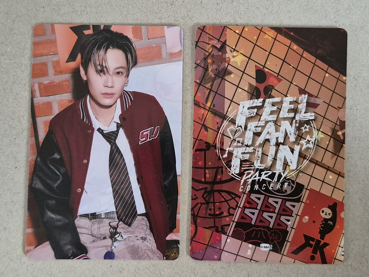 Boun 2 FEEL FAN FUN PARTY CONCERT collectible photocard front and back official GMMTV BounPrem merchandise
