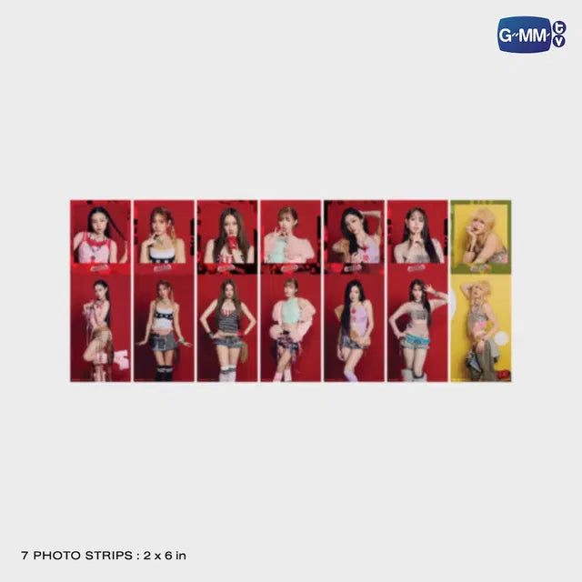 CAT ME IF YOU CAN photo strips set of 7 FELIZZ x LEGO LYKN official GMMTV collectible merchandise