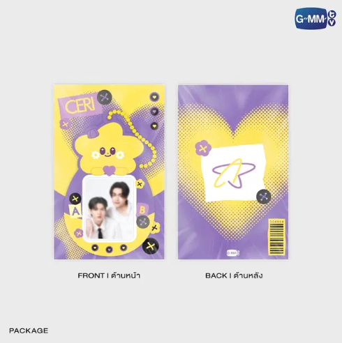 CERI mini card holder with AouBoom photocard in official packaging