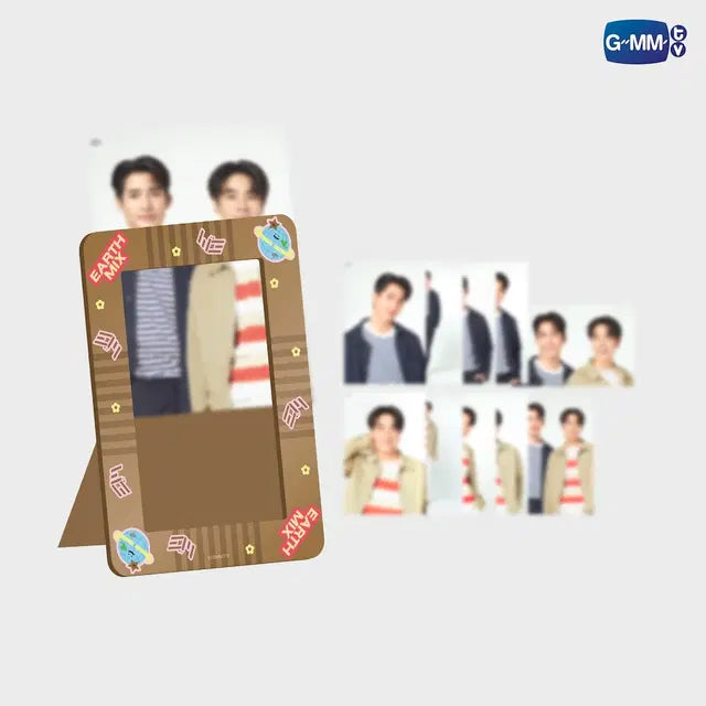 EarthMix postcard set with frame official GMMTV merchandise 10 postcard collectible set with display frame EarthMix fan merchandise preview