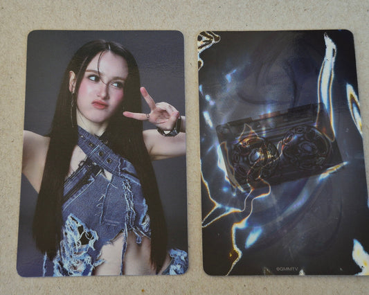 Chari FELIZZ RISER CONCERT THE FIRST RISE official GMMTV photocard front and back collectible T Pop artist card