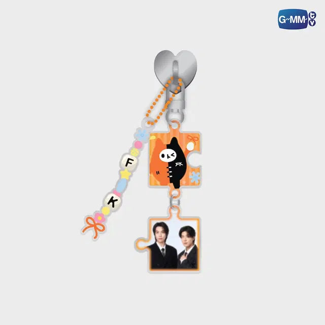 FirstKhaotung phone buckle with Yuzu Mumu acrylic charm official GMMTV merchandise self adhesive phone accessory Idol Fusion