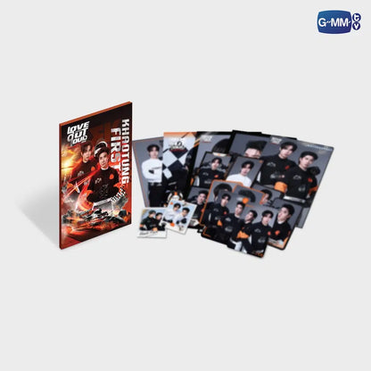 FirstKhaotung Mini Photo Set Heart Race 2026 official GMMTV merchandise featuring First Kanaphan and Khaotung Thanawat collectible photo collection