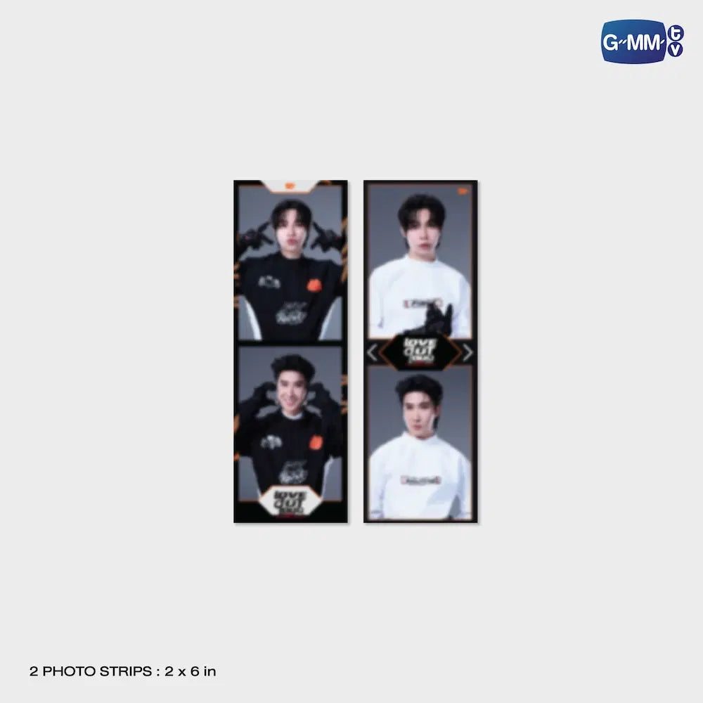 FirstKhaotung photo strips set of 2 Heart Race 2026 official GMMTV collectible strip photos