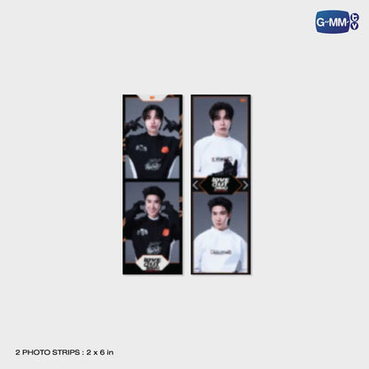 FirstKhaotung photo strips set of 2 Heart Race 2026 official GMMTV collectible strip photos