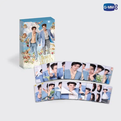GeminiFourth Ticket to Heaven Fan Party collectible card set official GMMTV merchandise featuring Gemini Norawit and Fourth Nattawat photocard collection