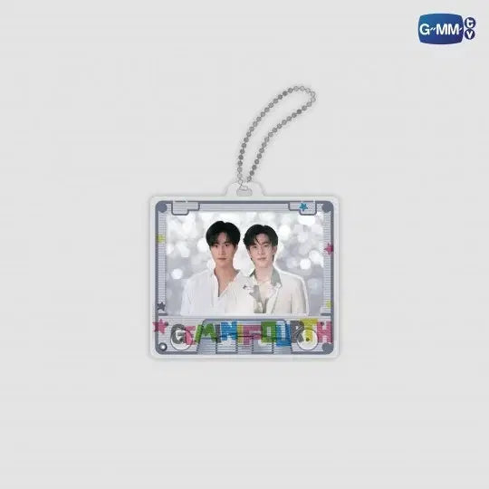GEMINIFOURTH layer acrylic keychain official GMMTV merchandise 3 layer detachable acrylic charm keychain Gemini Fourth collectible design preview