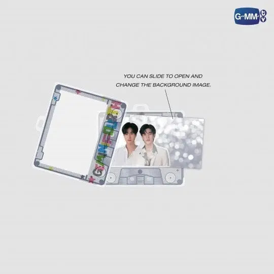 GEMINIFOURTH layer acrylic keychain official GMMTV merchandise interchangeable layered acrylic charm with custom background insert collectible keychain preview