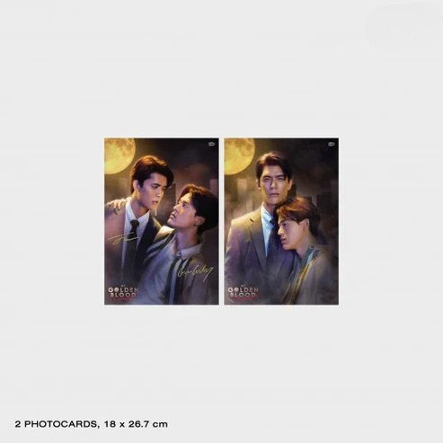 Additional photocard examples from the My Golden Blood Photobook Memorial Boxset.
