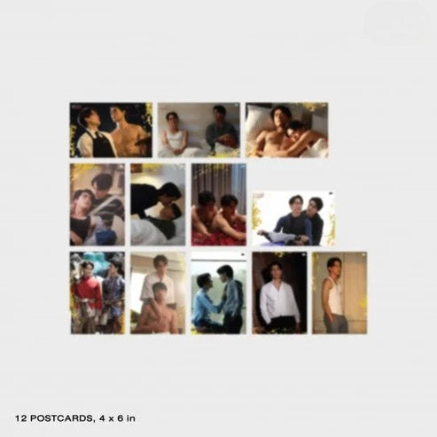 Set of 12 My Golden Blood postcards included in the memorial boxset.