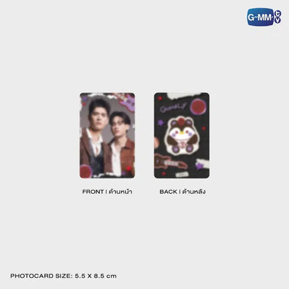 JossGawin photocard front and back preview with size details included with GUINZLY acrylic clip stand official GMMTV merchandise