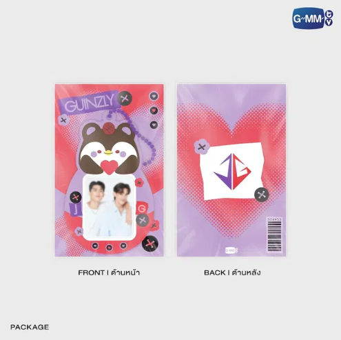 GUINZLY mini card holder with JossGawin photocard in official packaging