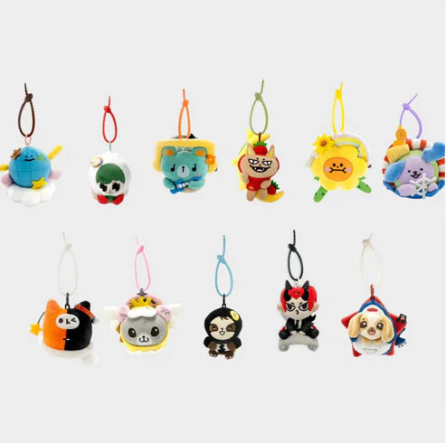 All 11 Breezy Balloon Doll keychain designs from Love Out Loud Fan Fest 2025: Lovemosphere.