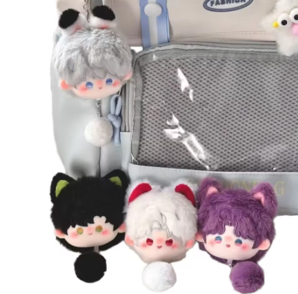 Love and Deepspace LADs cute plush bag pendant set fan inspired mini plush keychains Xavier Zayne Rafayel Sylus Caleb collection overview