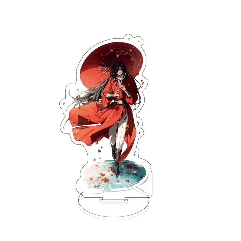 Heaven Official’s Blessing acrylic stand figure featuring Hua Cheng, collectible fan merchandise for display or collection.