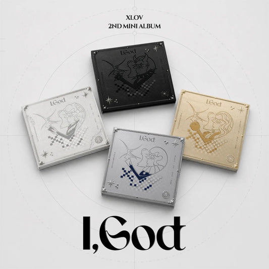 XLOV I God 2nd mini album official K pop physical album all four digipack versions I G O and D cover preview