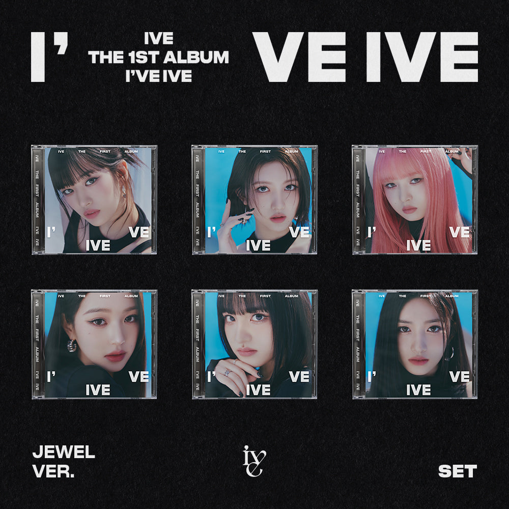 IVE I've IVE 1st full album Jewel version limited edition official K pop physical album all member cover versions preview