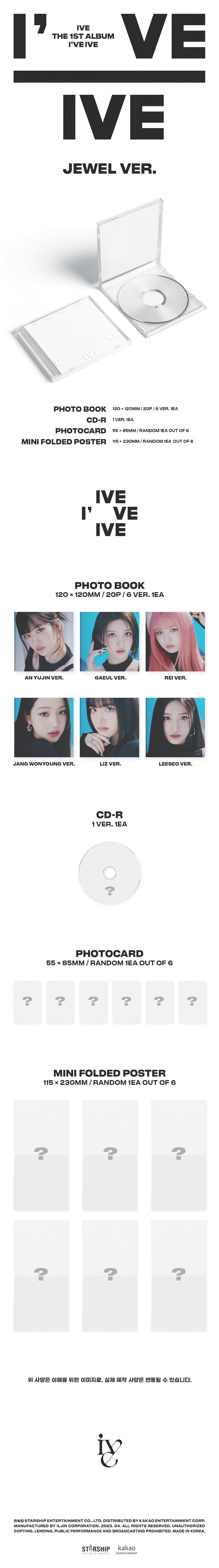 IVE I've IVE Jewel Ver Limited Edition Official K Pop Album – Idol