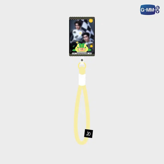 JAIDEE Phone Strap Heart Race 2026 official GMMTV merchandise featuring JoongDunk photo patch and wrist strap accessory