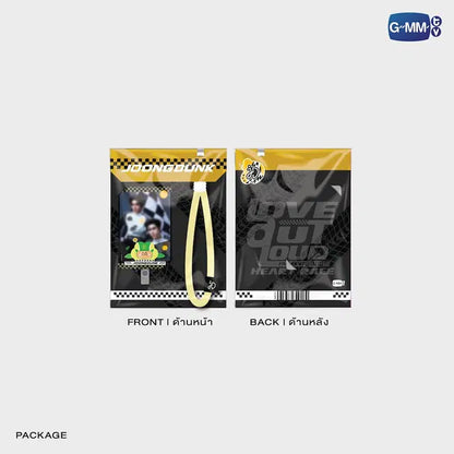 JAIDEE Phone Strap packaging front and back LOVE OUT LOUD FAN FEST 2026 Heart Race official GMMTV merchandise