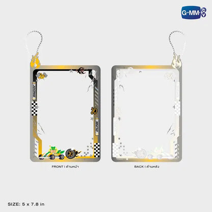 Jaidee postcard holder front and back view with size details official GMMTV collectible accessory