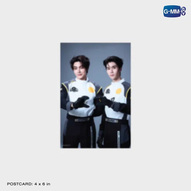 Jaidee postcard holder displaying 4x6 inch postcard official GMMTV collectible storage accessory